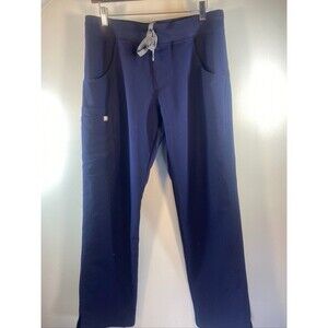 FIGS WOMENS SIZE MEDIUM BLUE MEDICAL STRAIGHT LEG SCRUB PANTS